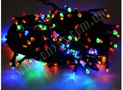 Гирлянда "Нить" 220V 200pcs (чёрный провод)